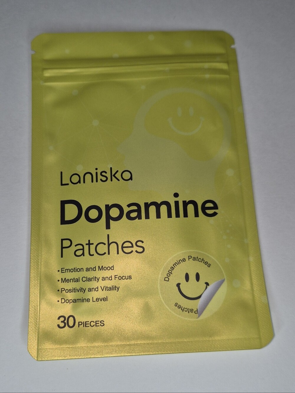 Laniska Dopamine Patches - 30 Pcs Mood & Focus Support NWT